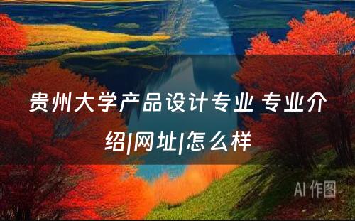 贵州大學(xué)产品设计专业 专业介绍|网址|怎么样